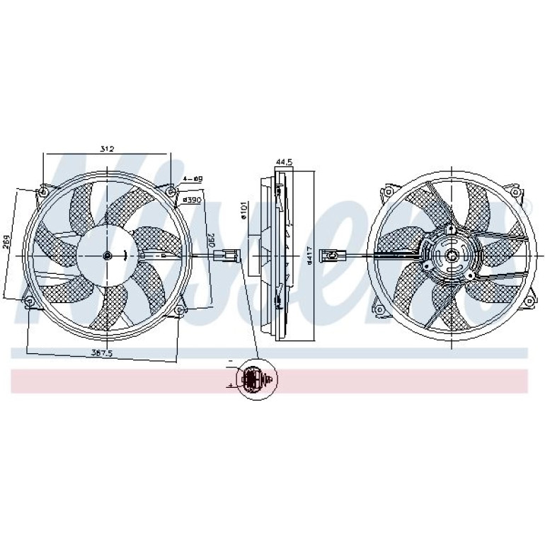 Kühlerlüfter PKW 850035 Kühlerlüfter PKW 850035