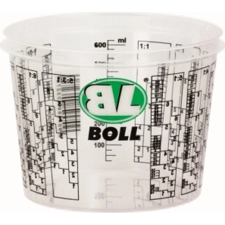 Boll Plastikbehälter mit Skala 650ml 0070232 Boll Plastikbehälter mit Skala 650ml 0070232