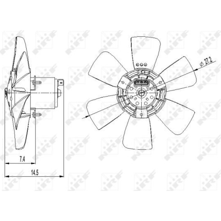 Lüfter Motorkühlung 47390 Lüfter Motorkühlung 47390