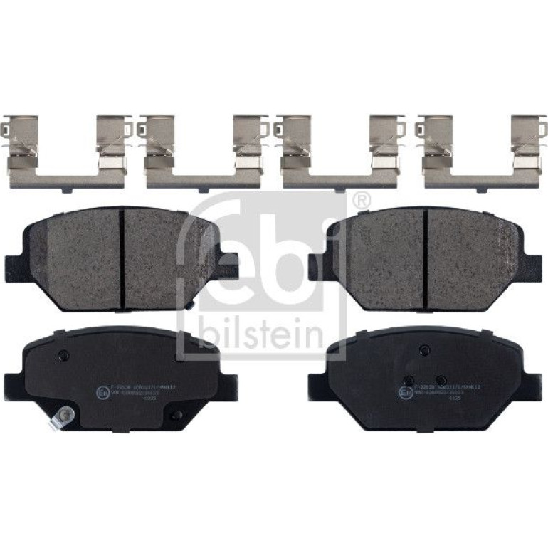 FEBI BILSTEIN Bremsbeläge 116248 FEBI BILSTEIN Bremsbeläge 116248