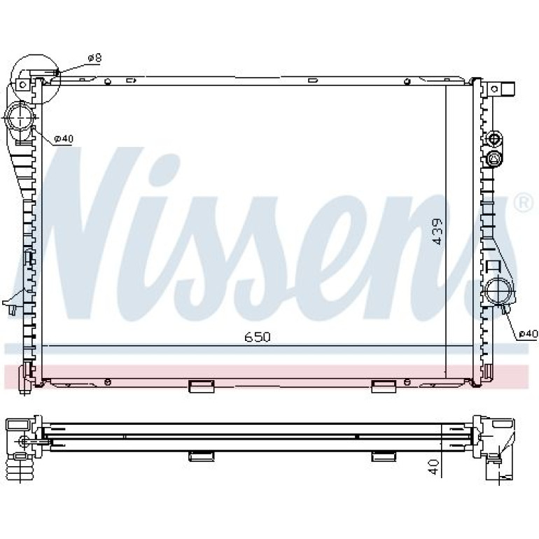 Wasserkühler PKW 60752A Wasserkühler PKW 60752A