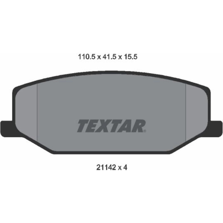 Bremsbelagsatz Suzuki P. Jimny 98-/Samurai 88 2114202 Bremsbelagsatz Suzuki P. Jimny 98-/Samurai 88 2114202