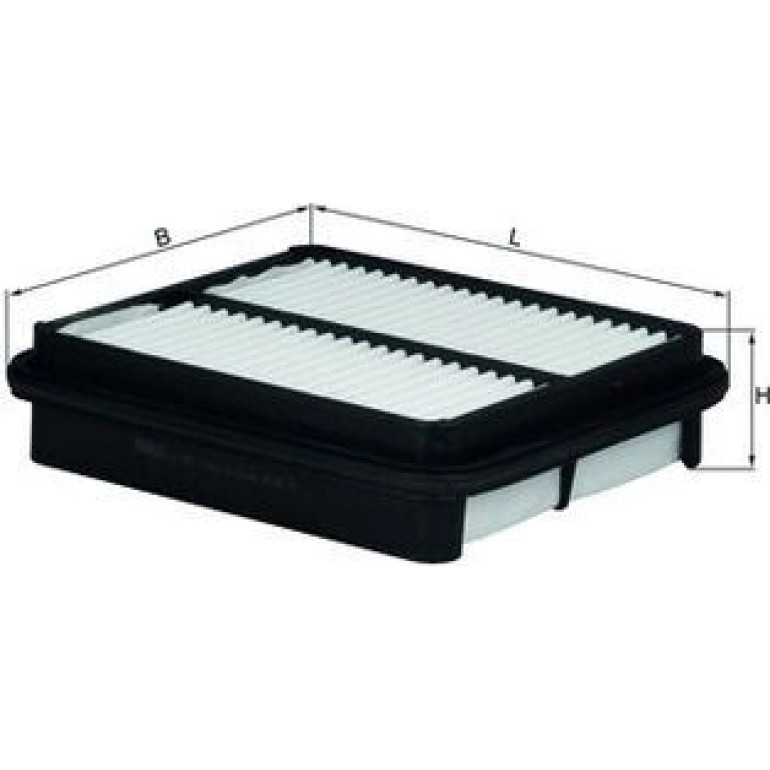 MAHLE Luftfilter LX 862 MAHLE Luftfilter LX 862