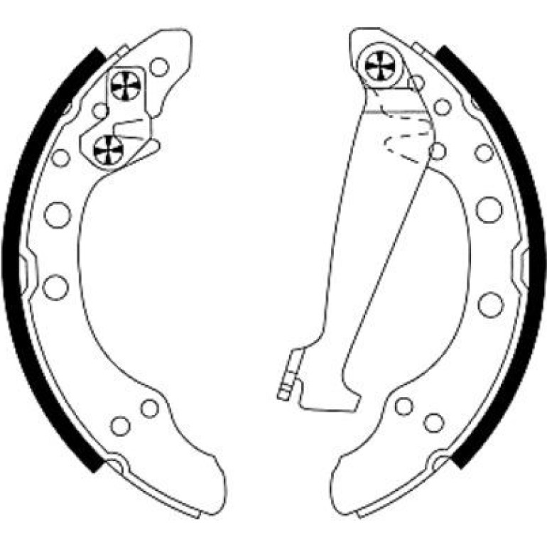 Bremsbacken Vw Golf/Vento 91044700 Bremsbacken Vw Golf/Vento 91044700