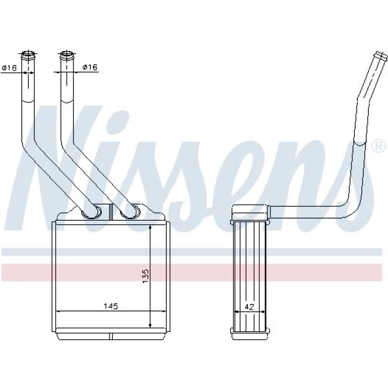 Heizkühler PKW 71776 Heizkühler PKW 71776