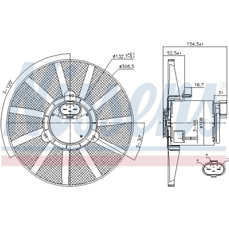 Kühlerlüfter PKW 85720