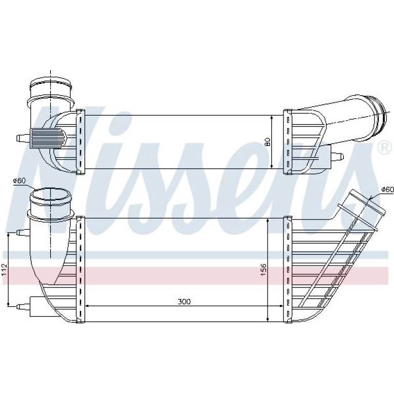 Ladeluftkühler PKW 96609 Ladeluftkühler PKW 96609