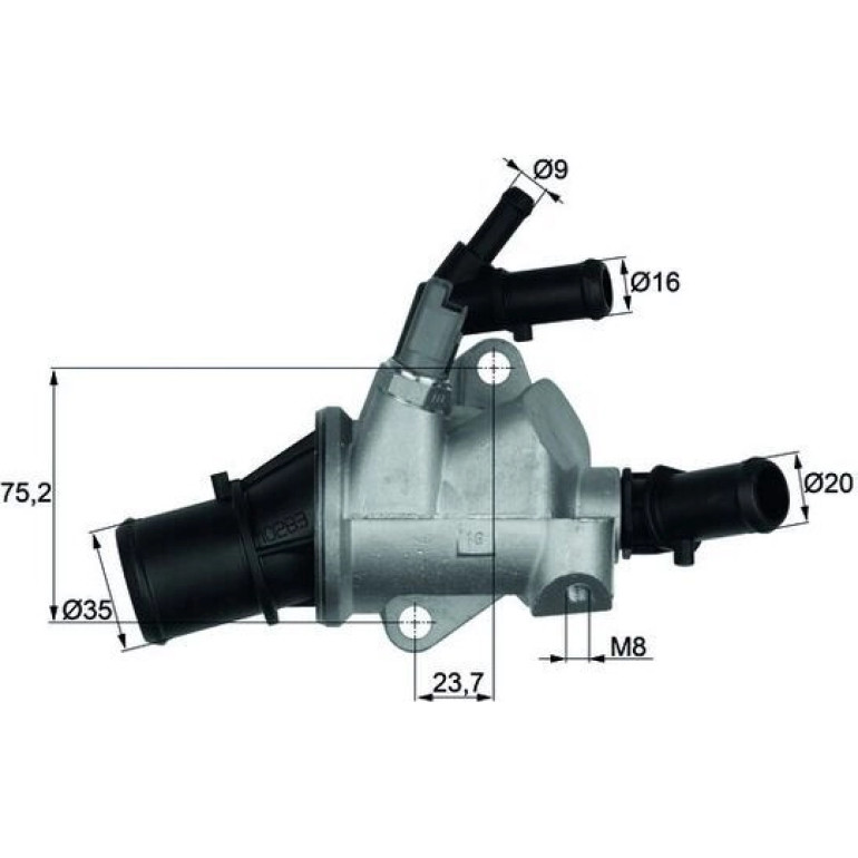 Integralthermostat TI 148 88 Integralthermostat TI 148 88