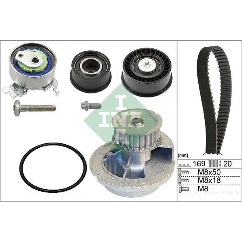 Wasserpumpe + Zahnriemensatz 530 0078 31 Wasserpumpe + Zahnriemensatz 530 0078 31