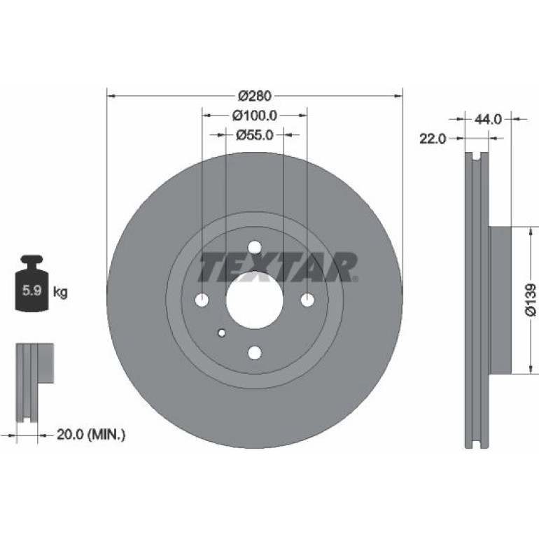 Bremsscheibe 92304205 Bremsscheibe 92304205