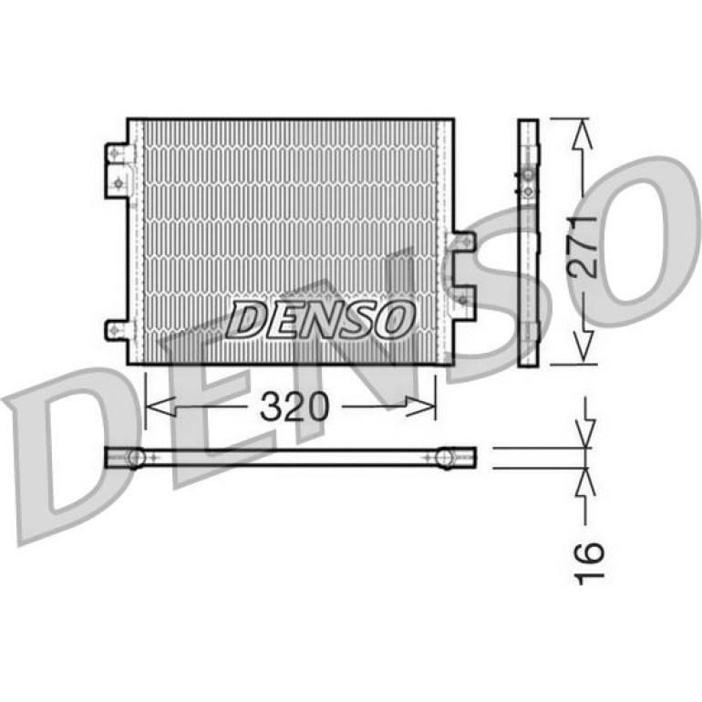 DENSO Klimaanlagenkühler DCN28002 DENSO Klimaanlagenkühler DCN28002