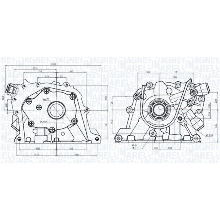 MAGNETI MARELLI Ölpumpe 351516000127 MAGNETI MARELLI Ölpumpe 351516000127