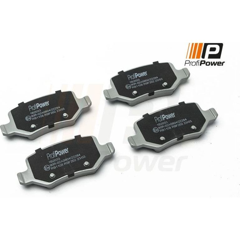PROFIPOWER Bremsbelagsatz, Scheibenbremse 1B2033 PROFIPOWER Bremsbelagsatz, Scheibenbremse 1B2033
