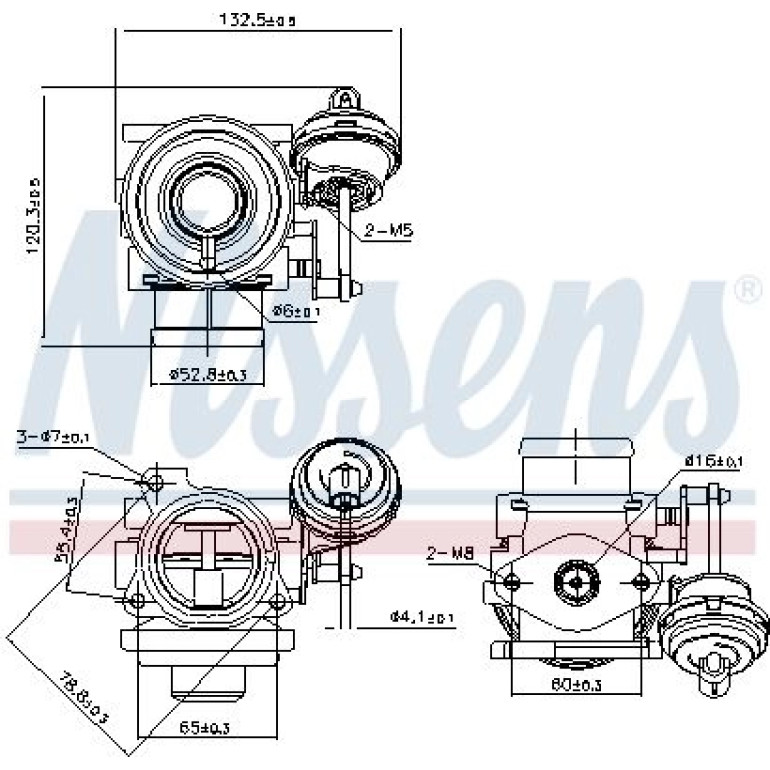 NISSENS Agr-Ventil 98225 NISSENS Agr-Ventil 98225