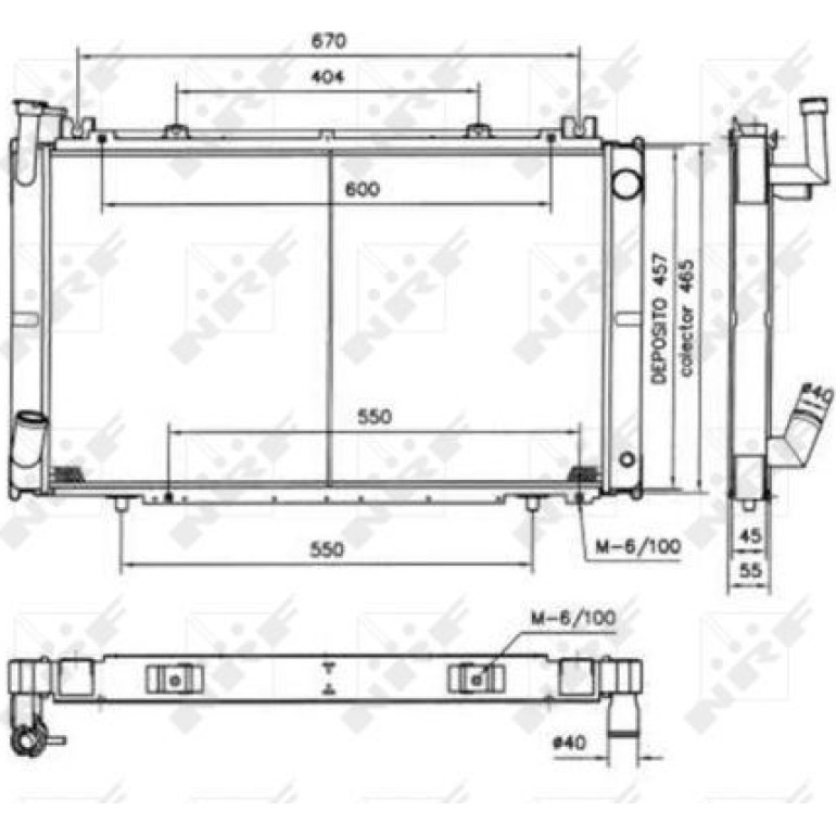 Kühler, Motorkühlung 52154 Kühler, Motorkühlung 52154