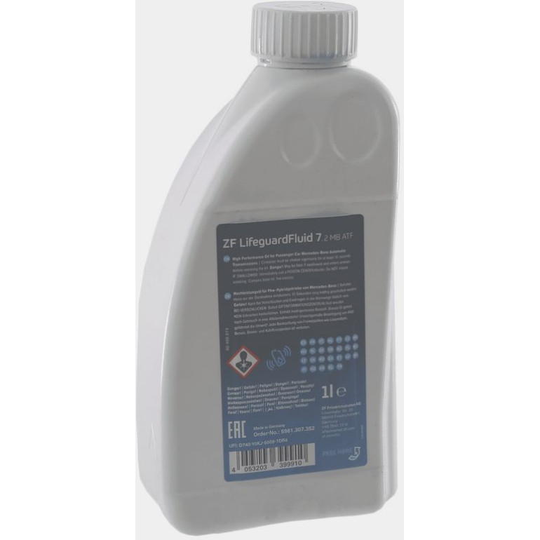 ZF Lifeguard Fluid 7.2 MB ATF 5961.307.352 ZF Lifeguard Fluid 7.2 MB ATF 5961.307.352