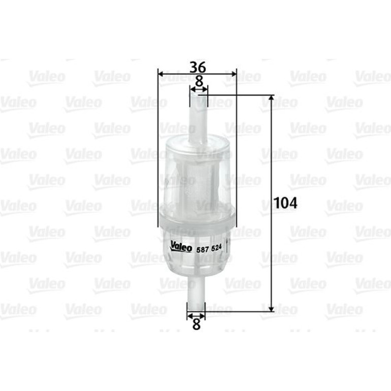 VALEO Kraftstofffilter 587524