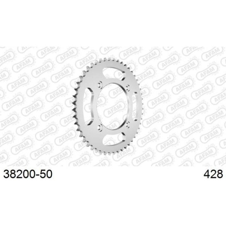 AFAM Kettenrad STAHL 50 Zähne 38200-50 AFAM Kettenrad STAHL 50 Zähne 38200-50