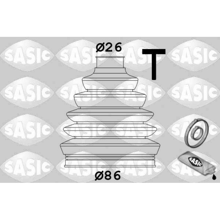SASIC Faltenbalgsatz, Antriebswelle 1906041 SASIC Faltenbalgsatz, Antriebswelle 1906041