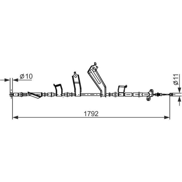 Handbremsseil 1987482917 Handbremsseil 1987482917