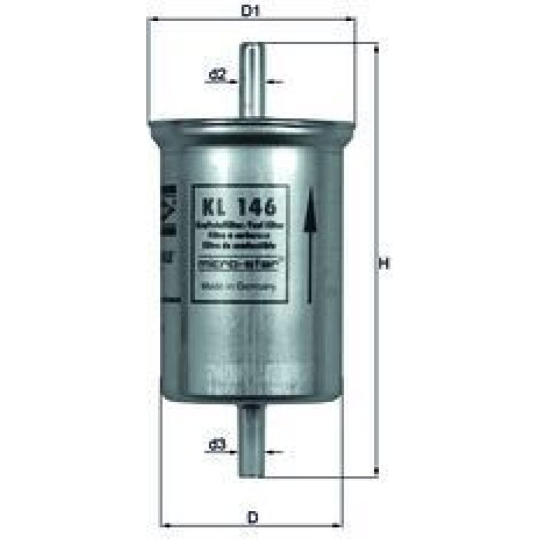 MAHLE Kraftstofffilter KL 146 MAHLE Kraftstofffilter KL 146