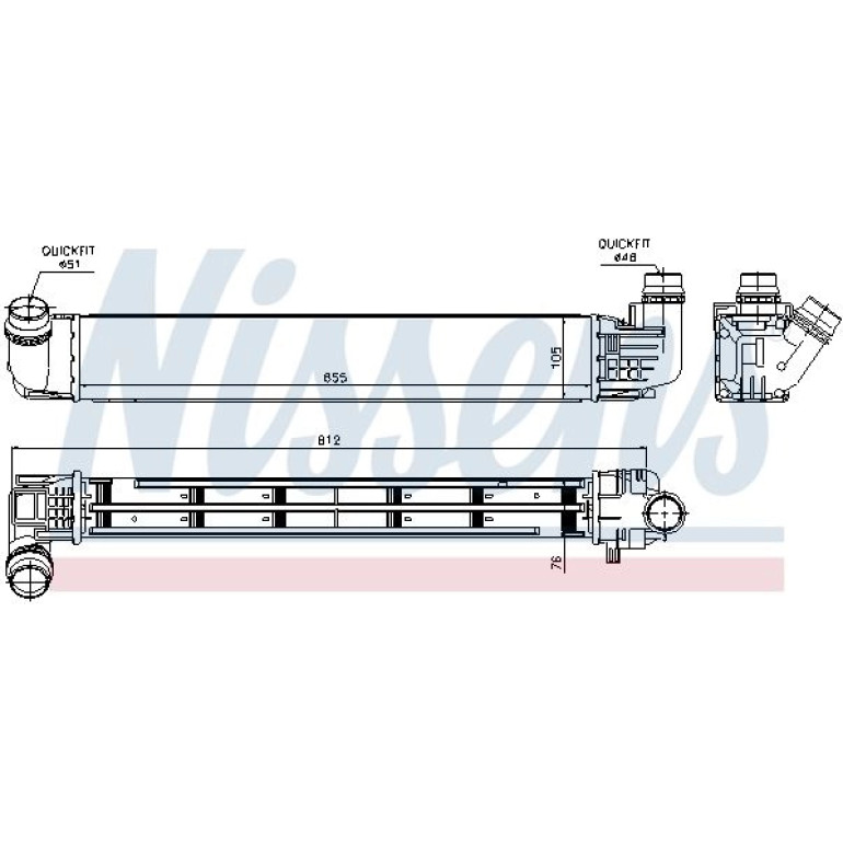 Ladeluftkühler PKW 96533