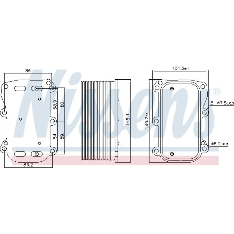 Ölkühler PKW 90876 Ölkühler PKW 90876