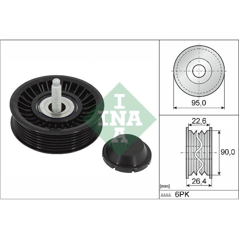 Umlenk-/Führungsrolle, Keilrippenriemen 532 0891 10 Umlenk-/Führungsrolle, Keilrippenriemen 532 0891 10