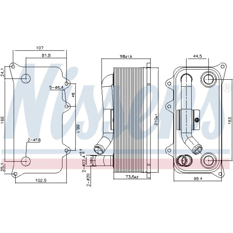 Ölkühler PKW 91273 Ölkühler PKW 91273