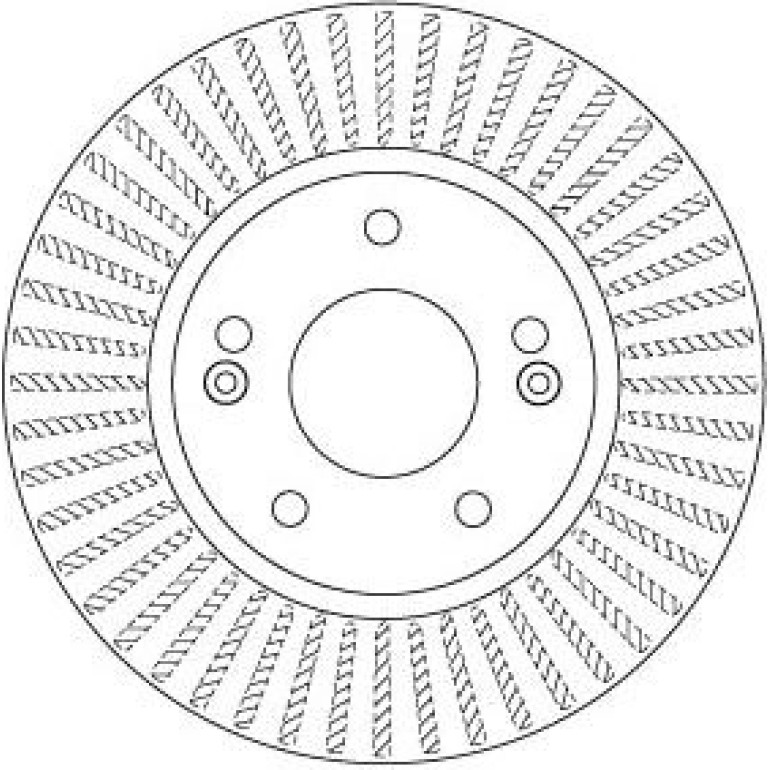 80 481 044 Bremsscheibe VA DF8056 80 481 044 Bremsscheibe VA DF8056