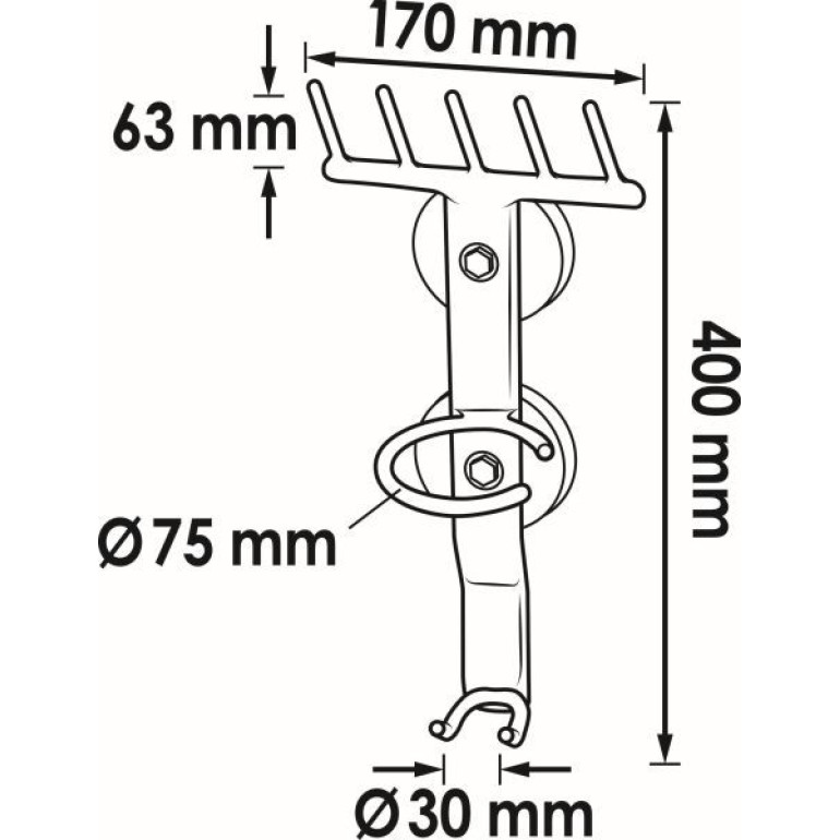 VIGOR Magnethalter, Werkzeuglochtafel V6742 VIGOR Magnethalter, Werkzeuglochtafel V6742