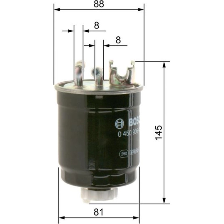 Kraftstofffilter 0 450 906 409 Kraftstofffilter 0 450 906 409