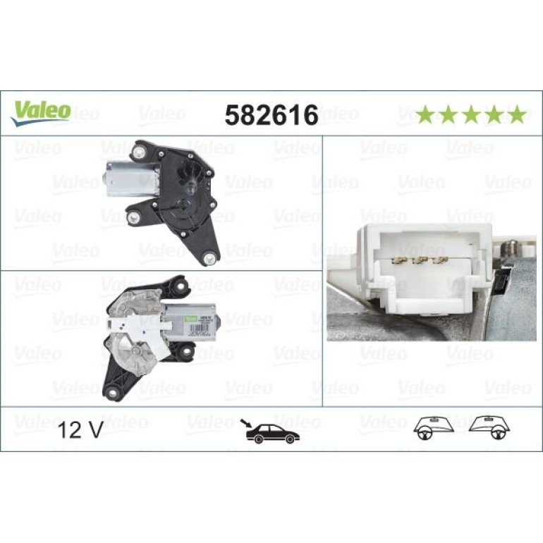 Wischermotor hinten 582616 Wischermotor hinten 582616