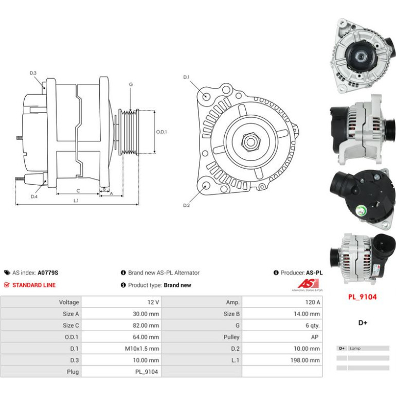 Generator A0779S Generator A0779S