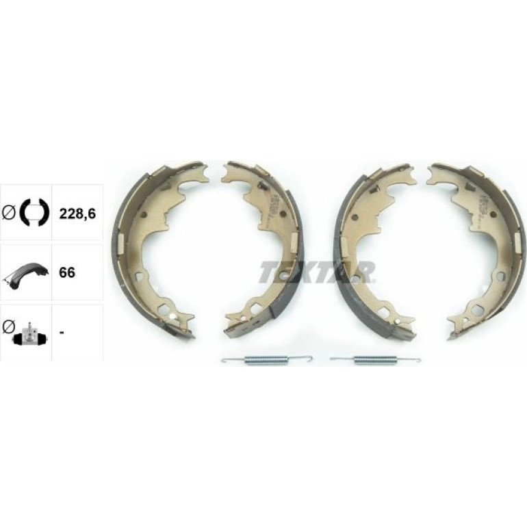 Bremsbacken Jeep Cherokee 2.5-4.0 88 91056500