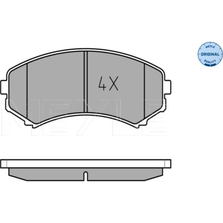 Bremsbelagsatz Mitsubishi P. Pajero 00- Mit Sensor 025 234 8816/W Bremsbelagsatz Mitsubishi P. Pajero 00- Mit Sensor 025 234 8816/W