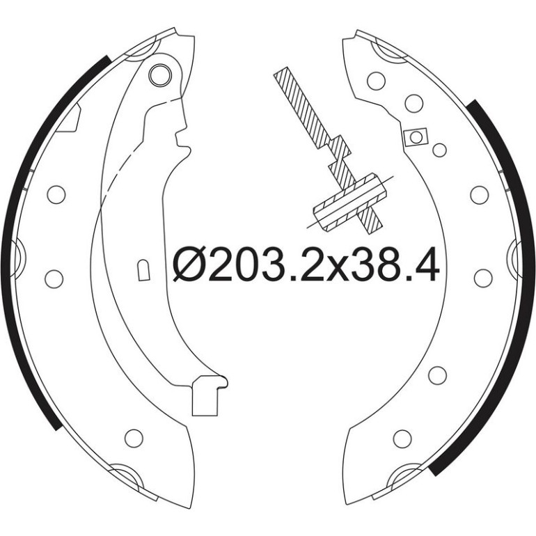 VALEO Bremsbacken 562581 VALEO Bremsbacken 562581
