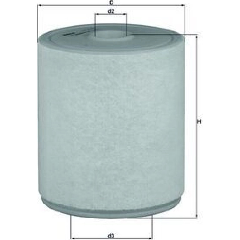 MAHLE Luftfilter LX 2049/4 MAHLE Luftfilter LX 2049/4