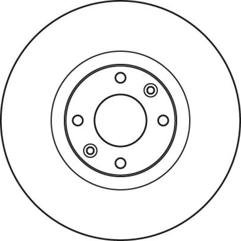 Bremsscheibe Peugeot S. 308 07- 2.0Hdi DF4962S Bremsscheibe Peugeot S. 308 07- 2.0Hdi DF4962S