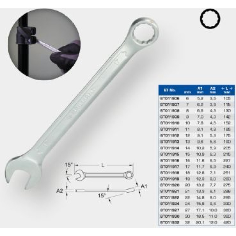 KS TOOLS Ring-/Gabelschlüssel BT011918 KS TOOLS Ring-/Gabelschlüssel BT011918