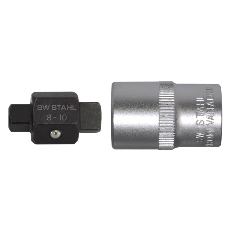 SW-Stahl Spezialnuss 8/10 + Einsatz 03000SB SW-Stahl Spezialnuss 8/10 + Einsatz 03000SB