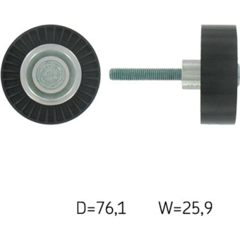 Umlenkrolle Multi-V VKM 31044 Umlenkrolle Multi-V VKM 31044