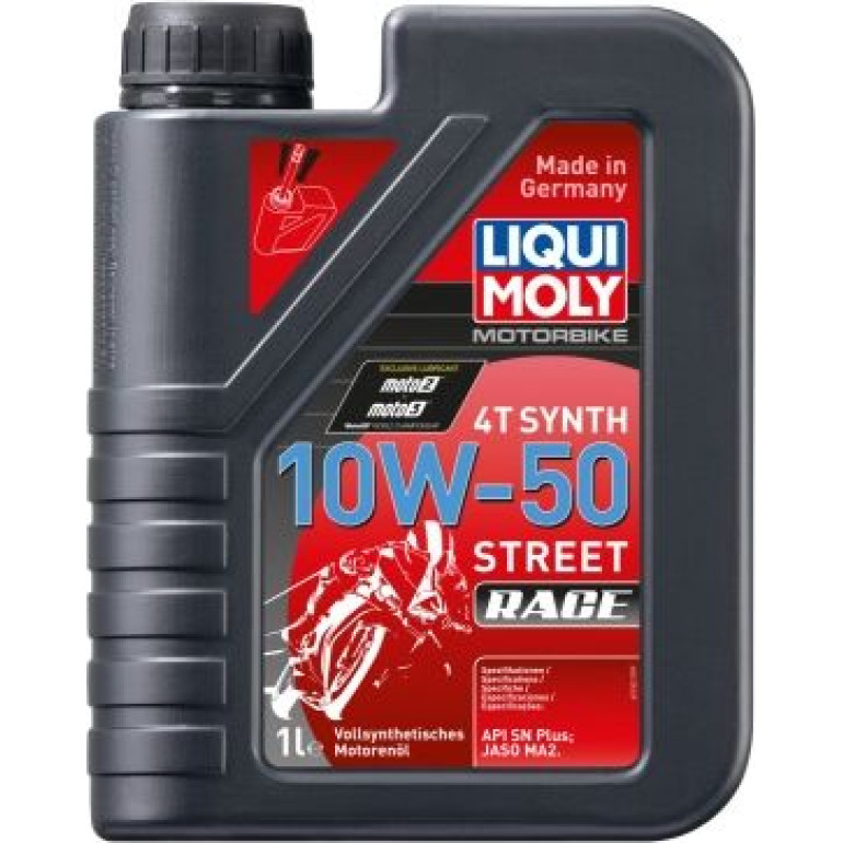 Liqui Moly Motorbike 4T Synth 10W-50 Street Race 1 l 1502 Liqui Moly Motorbike 4T Synth 10W-50 Street Race 1 l 1502