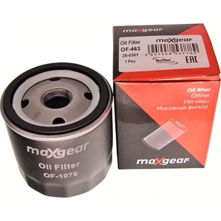 Maxgear OF-1076 Ölfilter Fiat 1.1-2.5 26-0028 Maxgear OF-1076 Ölfilter Fiat 1.1-2.5 26-0028