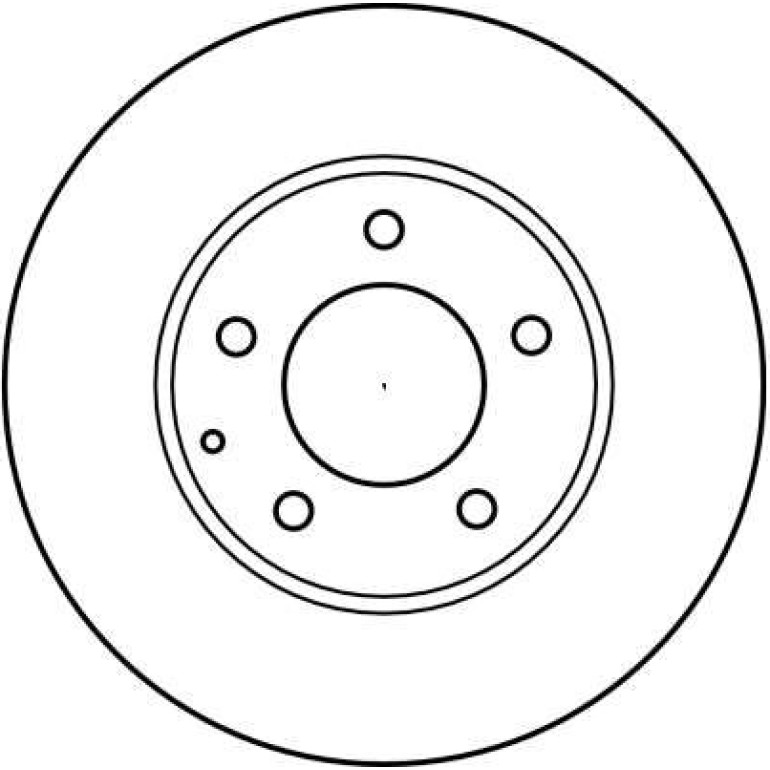 Bremsscheibe Mazda P. Xedos-9 DF4012 Bremsscheibe Mazda P. Xedos-9 DF4012