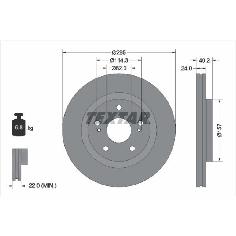 Bremsscheibe 92337303 Bremsscheibe 92337303