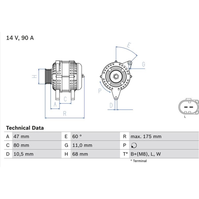 Lichtmaschine 0 986 042 670 Lichtmaschine 0 986 042 670