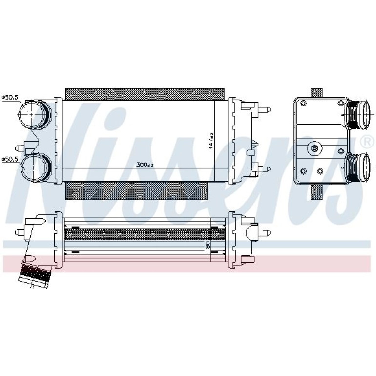 Ladeluftkühler PKW 96357 Ladeluftkühler PKW 96357