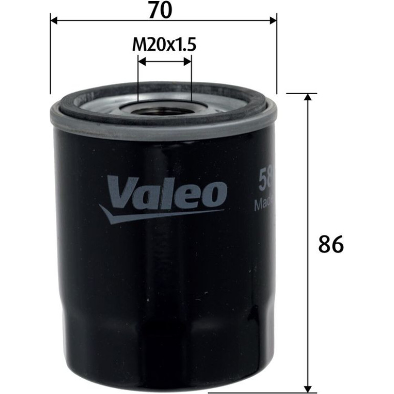 VALEO Ölfilter 586177