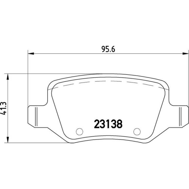 BREMBO Bremsklötze HA P 50 058 BREMBO Bremsklötze HA P 50 058